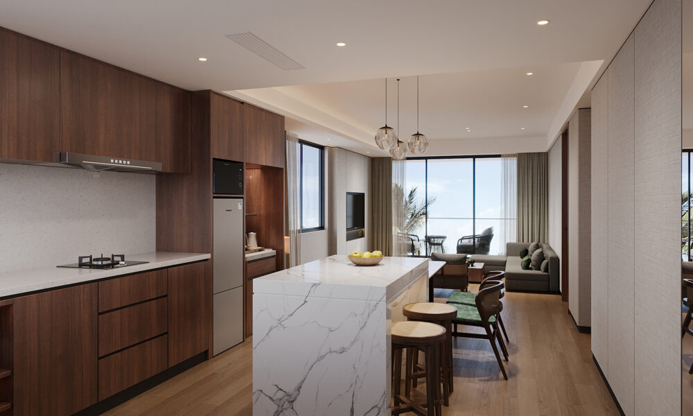 Nuku Loaloa Two Bedroom Apartment Kitchen